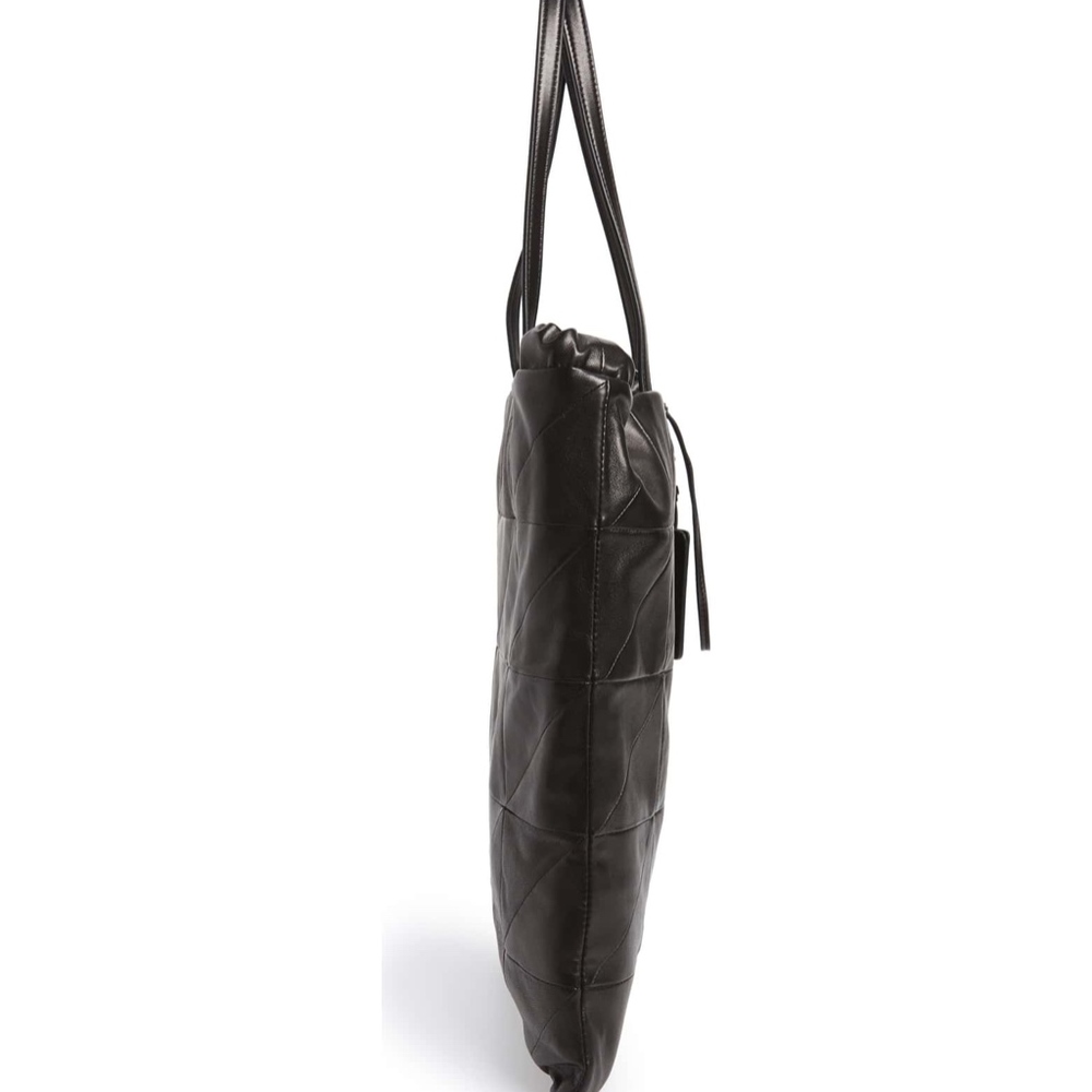 New Authentic SAINT LAURENT Antibe Flat Leather Shopper - Picture 6 of 8